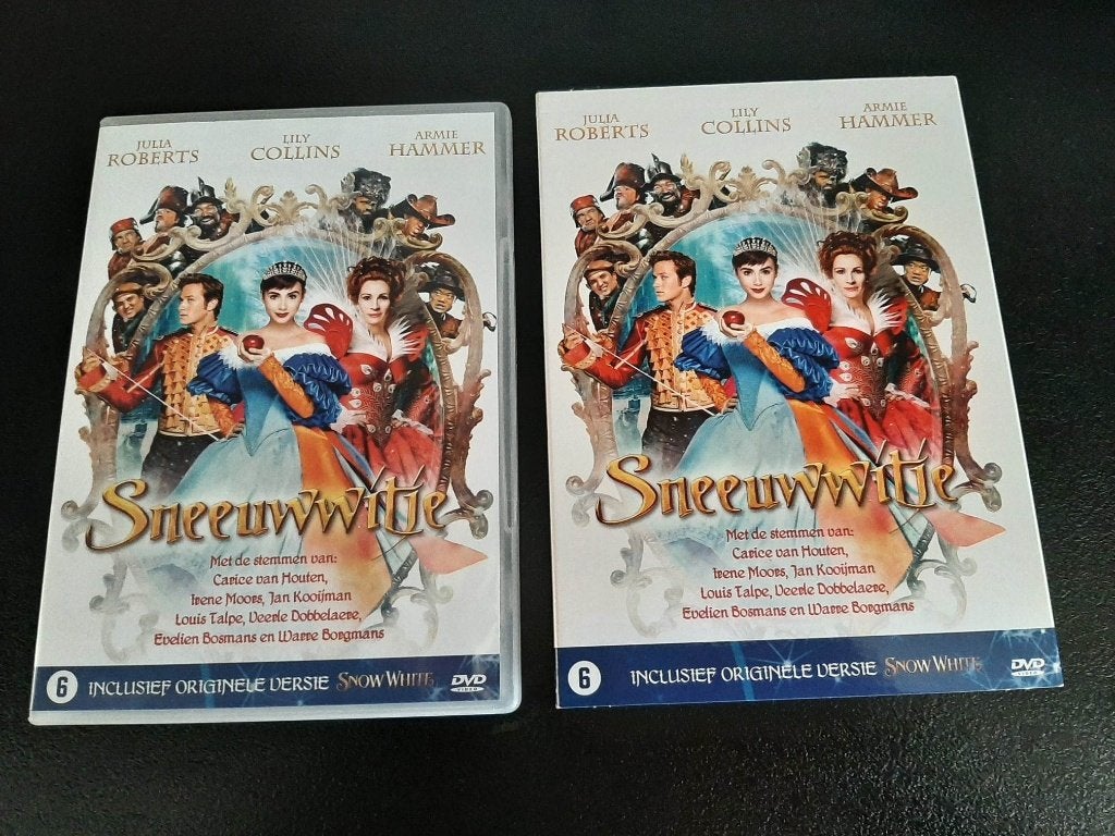 Sneeuwwitje (Mirror mirror), Julia Roberts, Lily Collins!, Gebruikt, Nederlands, Fantasy, Ophalen of Verzenden