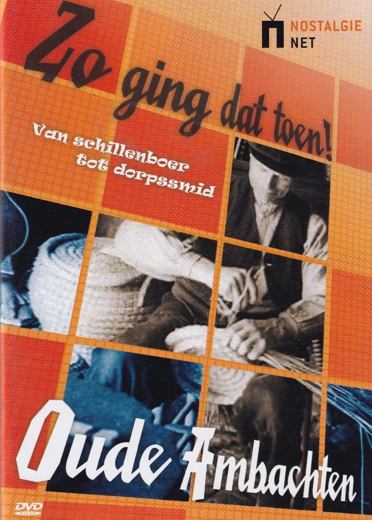 Te koop dvd ZO GING DAT TOEN (OUDE AMBACHTEN) Nieuw DVD, Alle leeftijden, Ophalen of Verzenden, Nieuw in verpakking, Biografie