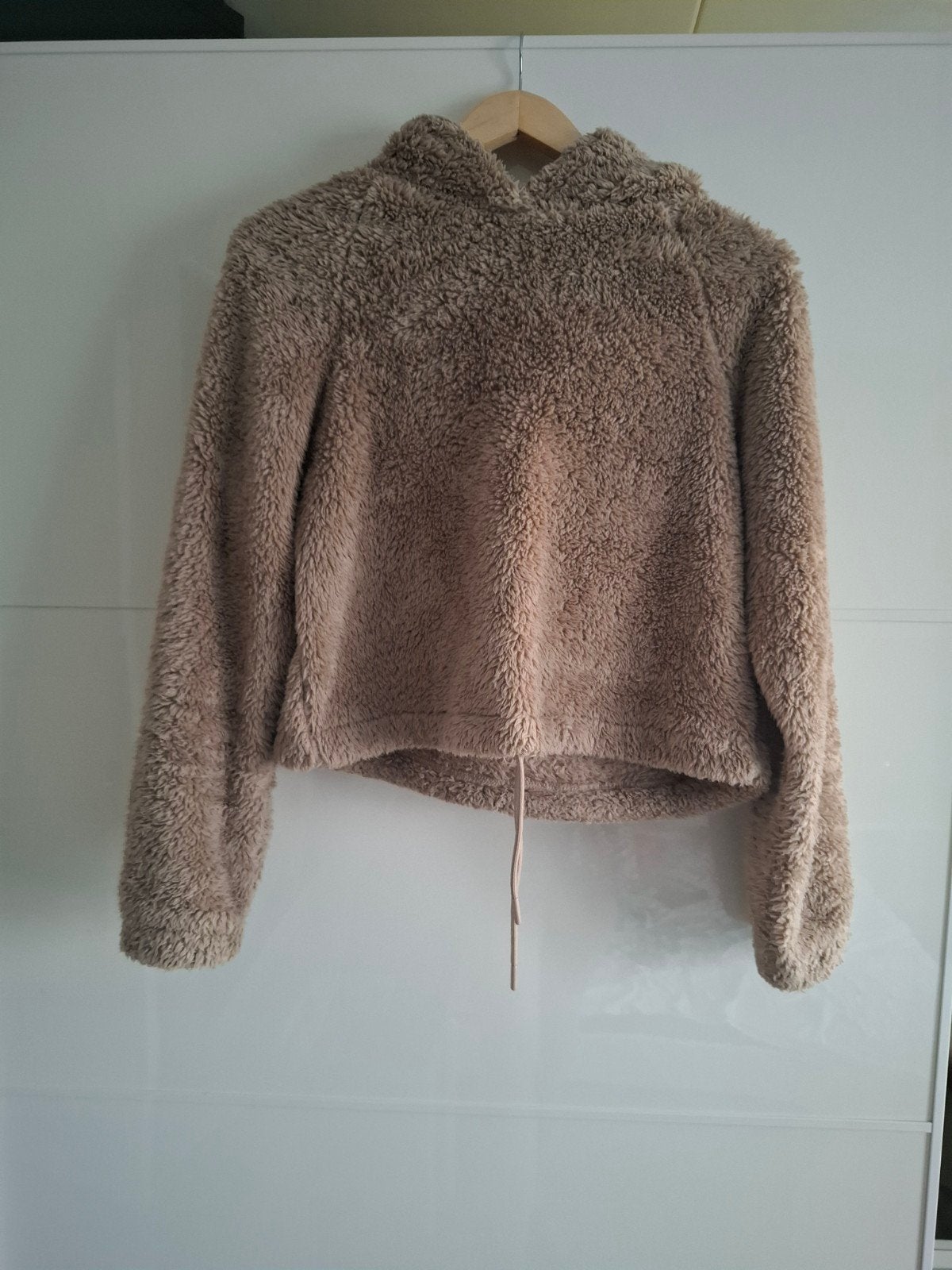Trendy H&M Teddybeer Trui met Capuchon en Koordje – Maat XS, Kleding | Dames, H&M, Bruin, Ophalen of Verzenden, Maat 34 (XS) of kleiner