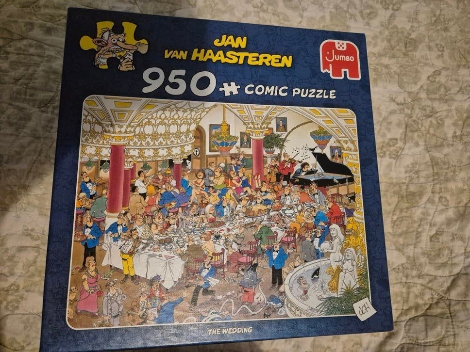Jan van Haasteren De Bruiloft 950 stukjes, Ophalen of Verzenden, 500 t/m 1500 stukjes, Gebruikt, Legpuzzel