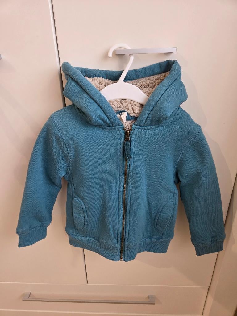 vest / jas met zachte Teddyvoering van Hema, 98/104, Ophalen, Gebruikt, Hema, Jongen