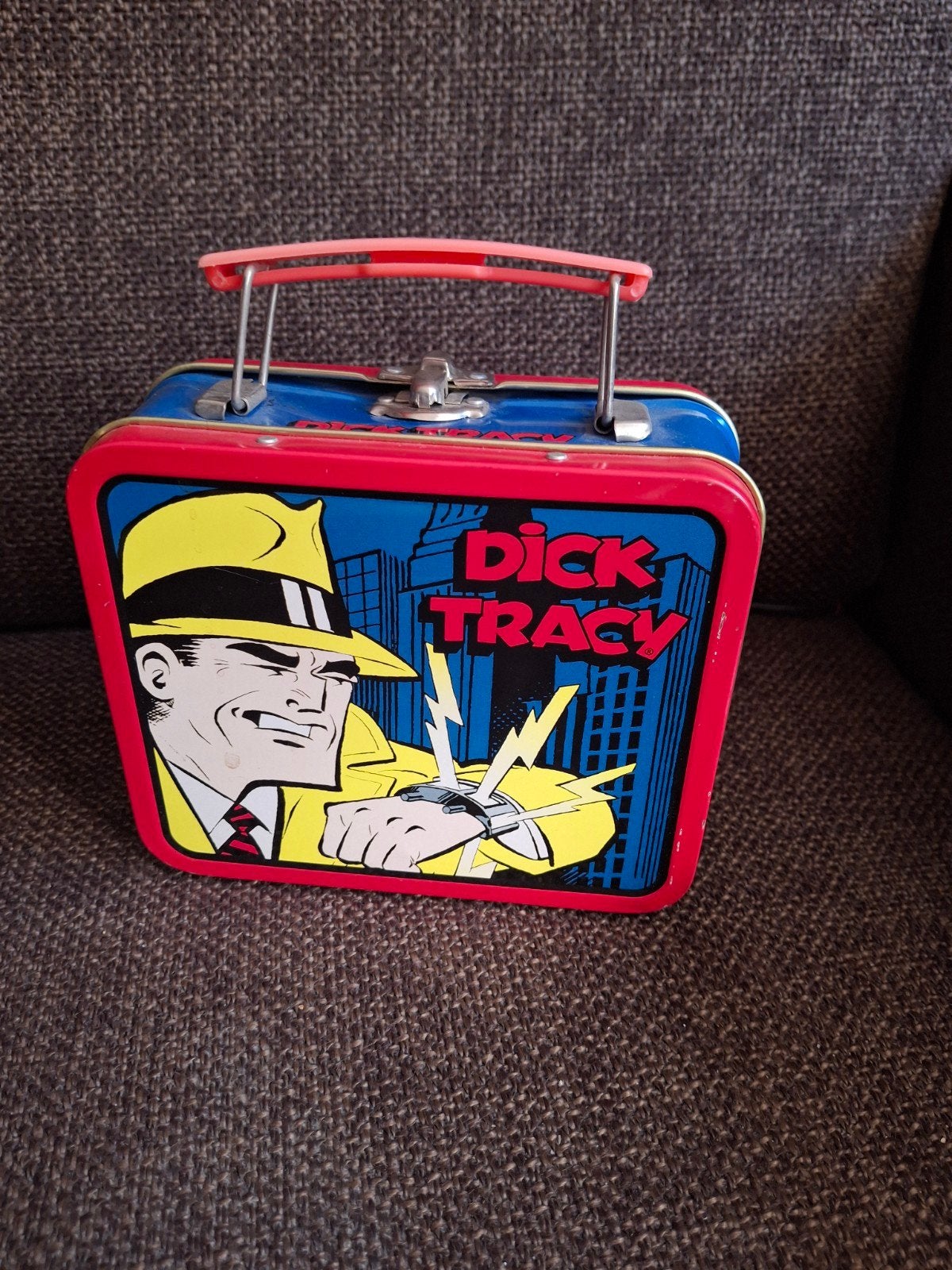 Blikje als tas Dick Tracy 1998, Verzamelen, Blikken, Ophalen of Verzenden, Overige