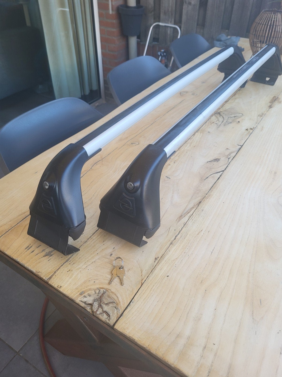Dakdragers Opel grandlandx, Ophalen, Gebruikt