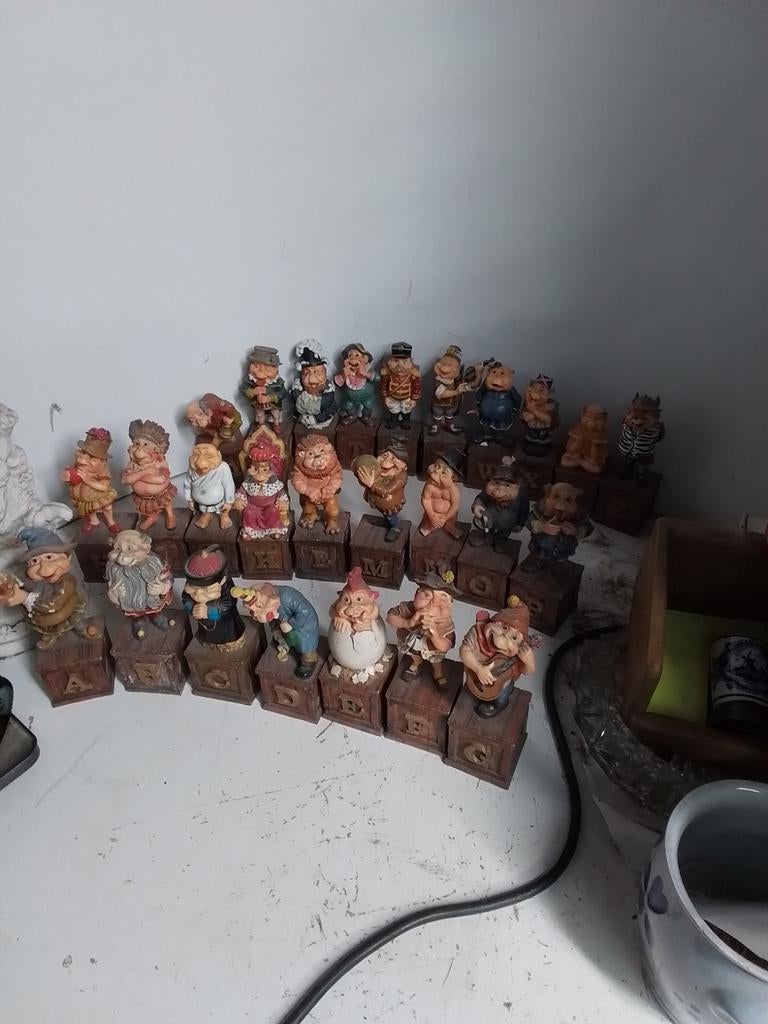 9375)  EFTELING  kompleet alfabet  laven  26 stuks, Verzamelen, Efteling, Ophalen of Verzenden, Zo goed als nieuw