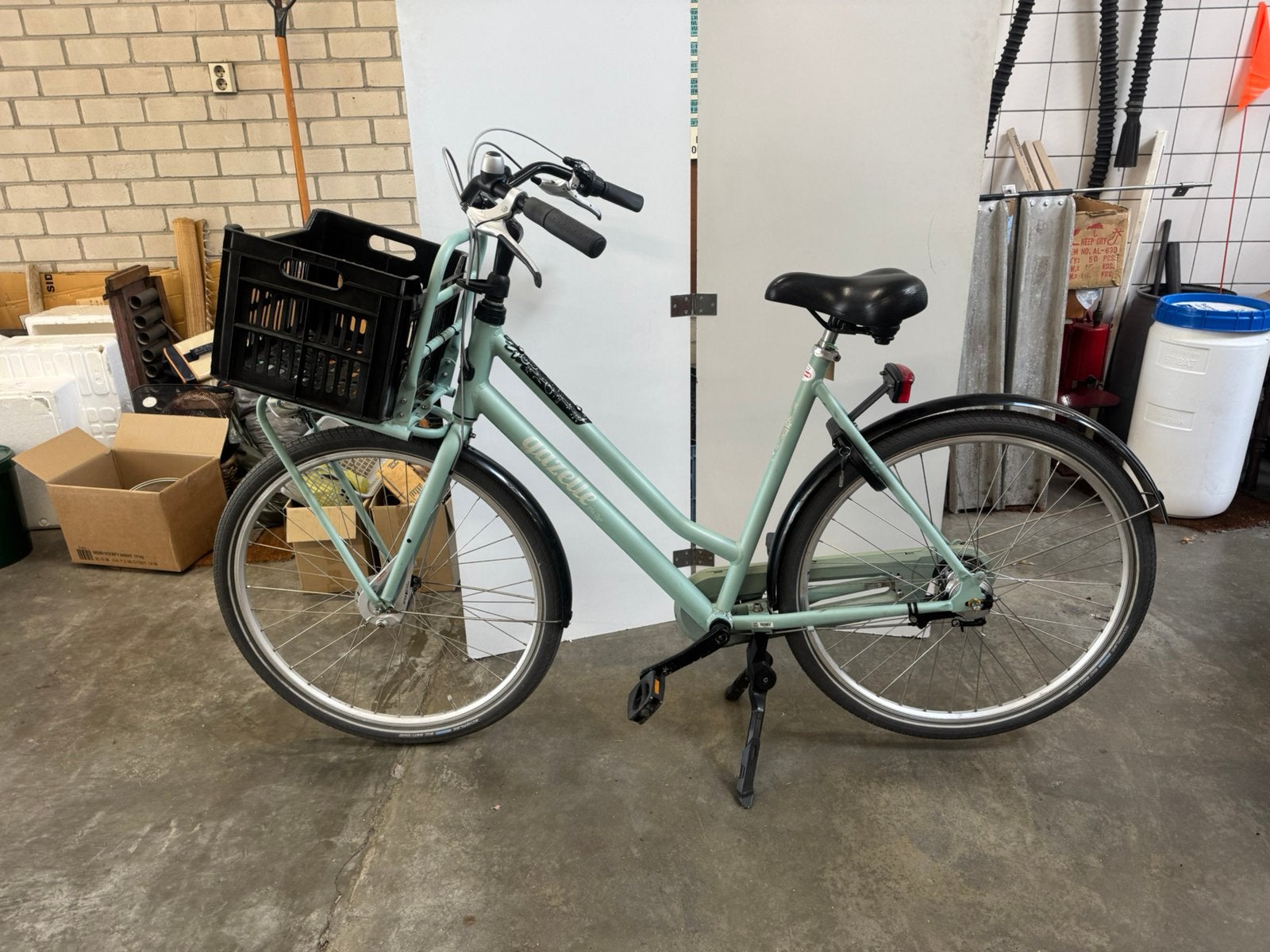 Gazelle Miss Grace kleur groen (Nr: 2292), Ophalen, Versnellingen, 56 cm of meer, Zo goed als nieuw