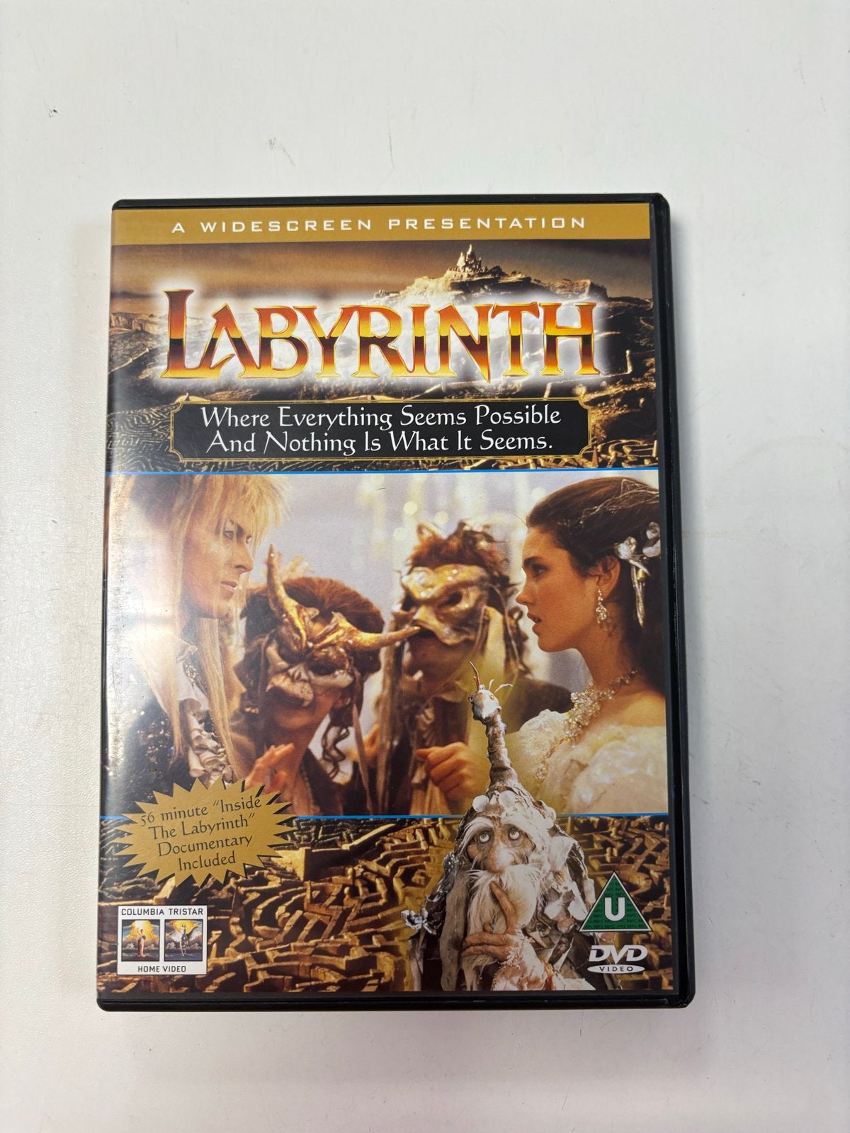 Labyrinth DVD - Jim Henson Fantasy Film IMPORT, Alle leeftijden, Nederlands, Ophalen of Verzenden, Gebruikt