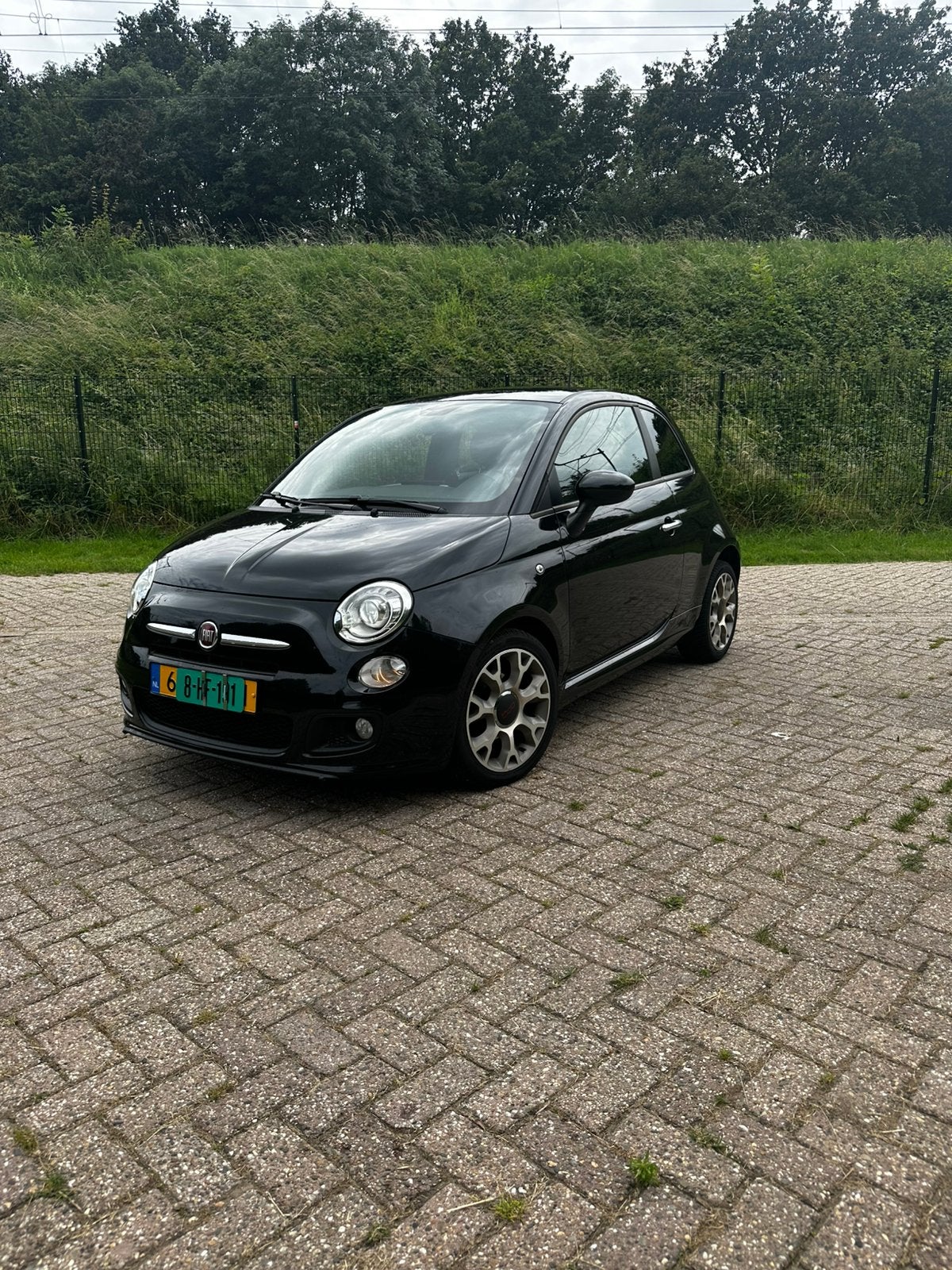 Fiat 500s 0.9 Twinair C ‘14|APK’Feb27|Carplay|ParkSens|NAP, Auto's, Fiat, Voorwielaandrijving, Leder en Stof, Origineel Nederlands