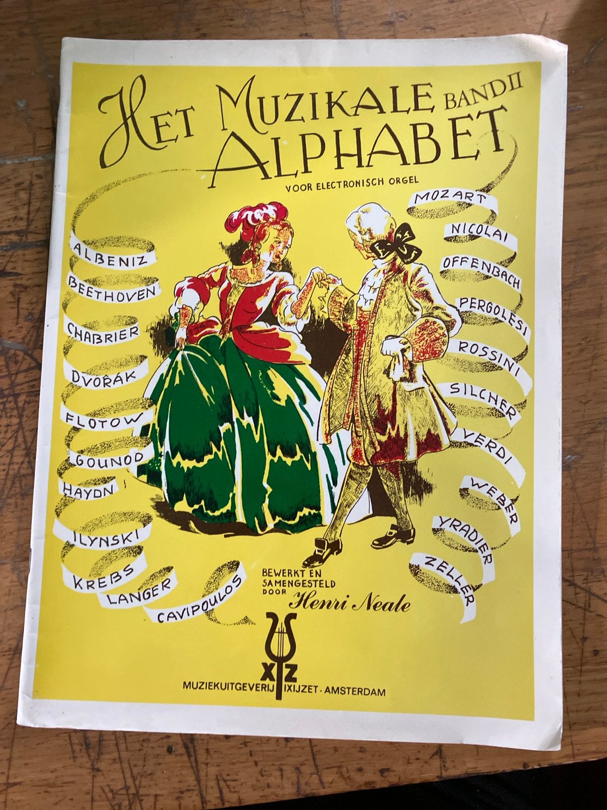 Het Muzikale Alphabet Band II voor Elektronisch Orgel, Muziek en Instrumenten, Orgel, Gebruikt, Klassiek, Ophalen of Verzenden