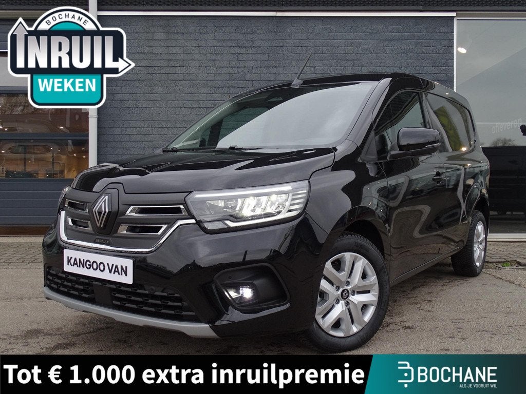 Renault Kangoo Extra L1 44 kWh ALL SEASON BANDEN / METALLIC, Stof, 1715 kg, Met garantie (alle), Renault
