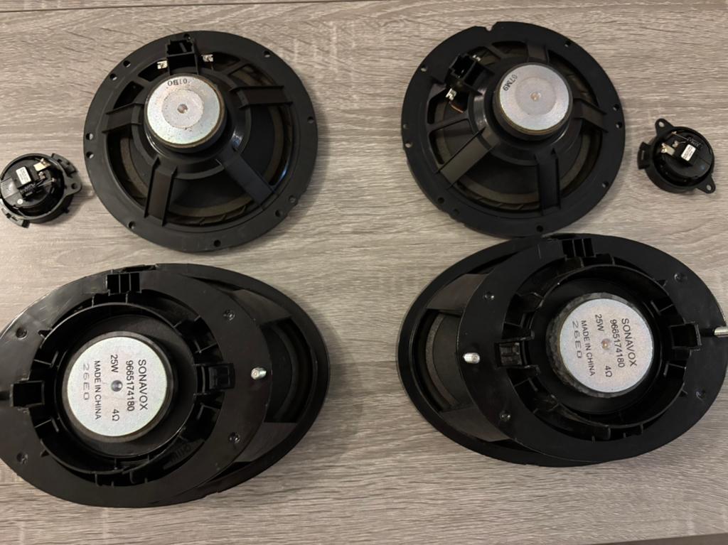 SONAVOX originele speakers set Peugeot RCZ 1,6THP Vf bj2010, Ophalen of Verzenden, Zo goed als nieuw