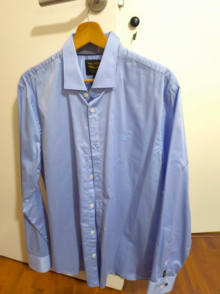 PME Hemd, Kleding | Heren, Overhemden, Ophalen, Zo goed als nieuw, Blauw, Halswijdte 43/44 (XL)