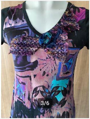 Tuniek van Exquiss's mt. M, Kleding | Dames, Maat 38/40 (M), Exquiss's, Paars, Ophalen of Verzenden