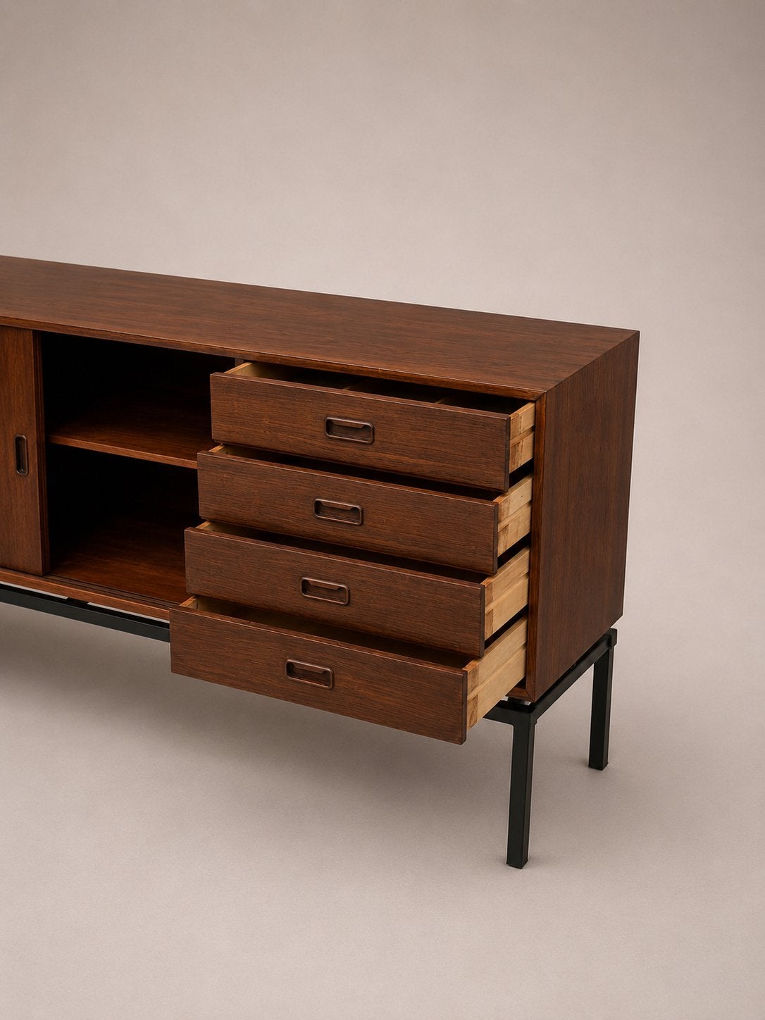 Vintage Topform dressoir, Vintage, Zo goed als nieuw, 200 cm of meer, ÅTMØS