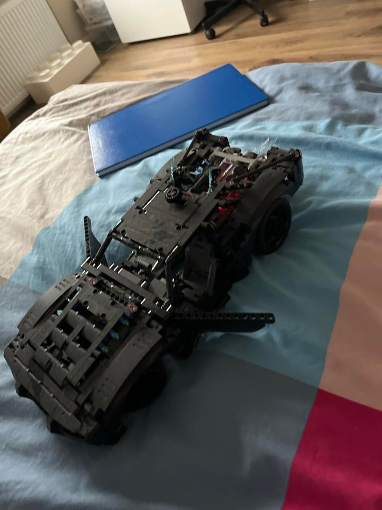 Batman LEGO auto met licht en rijdende functie, Ophalen of Verzenden, Zo goed als nieuw, Overige merken