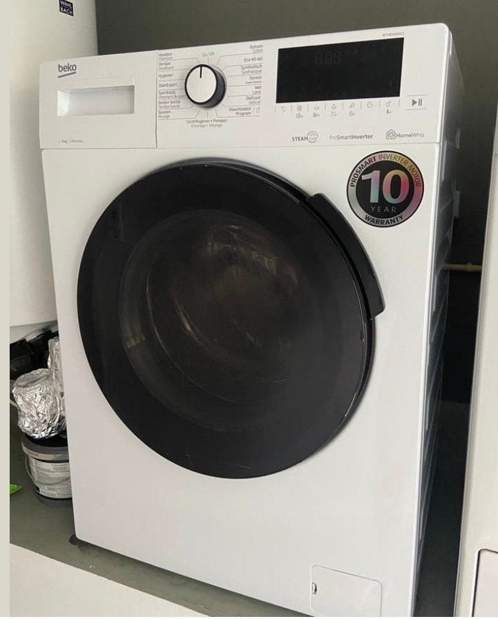 Beko Wasmachine 8kg 1400 toeren ProSmart Inverter, Witgoed en Apparatuur, Wasmachines, Ophalen, 1200 tot 1600 toeren, 8 tot 10 kg