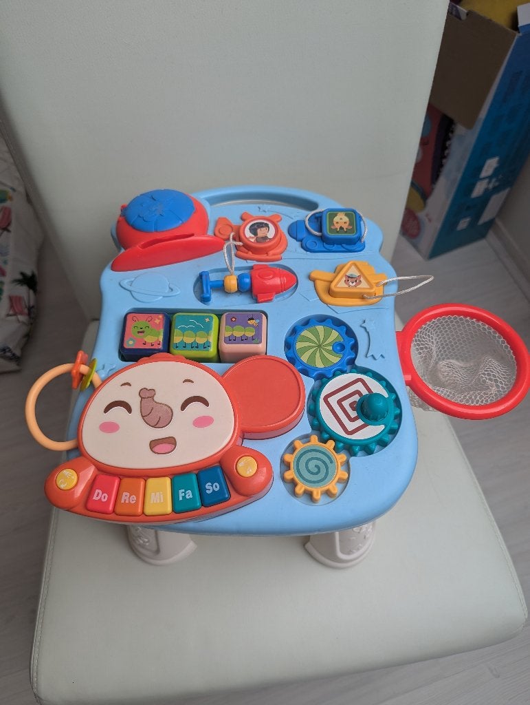 Activiteiten Loopwagen / Speeltafel met Muziek & Spel, Ophalen of Verzenden, Zo goed als nieuw, Overige typen, Met geluid