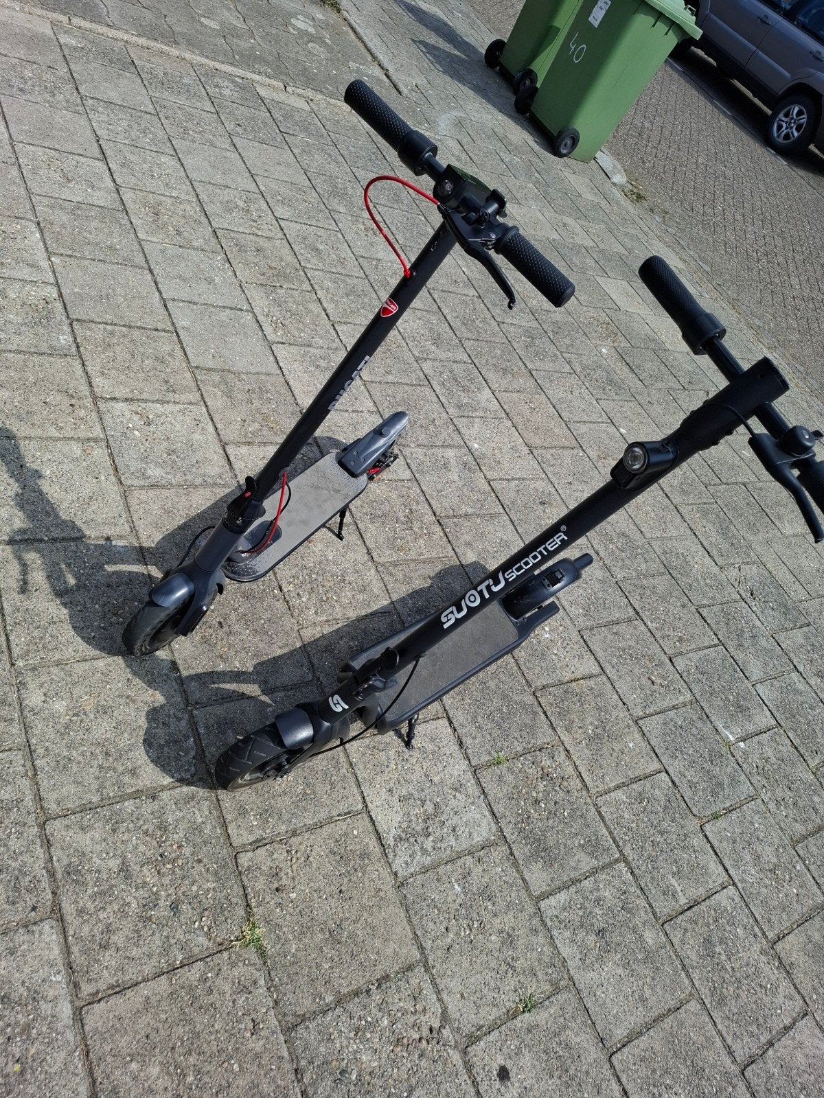 Twee elektrische steps: Ducati en Suotu Scooter, Ophalen, Gebruikt, Elektrische step (E-scooter), Ducati, Suotu