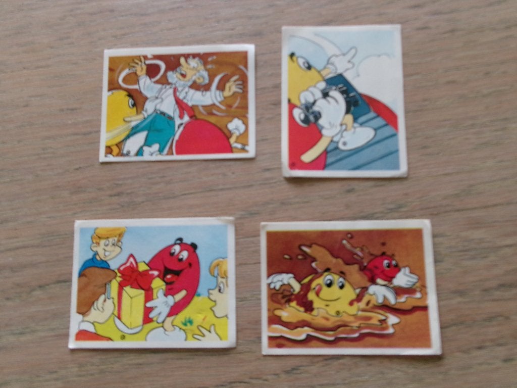 Stickerplaatjes M&M, Verzenden, Zo goed als nieuw, Bedrijf of Vereniging