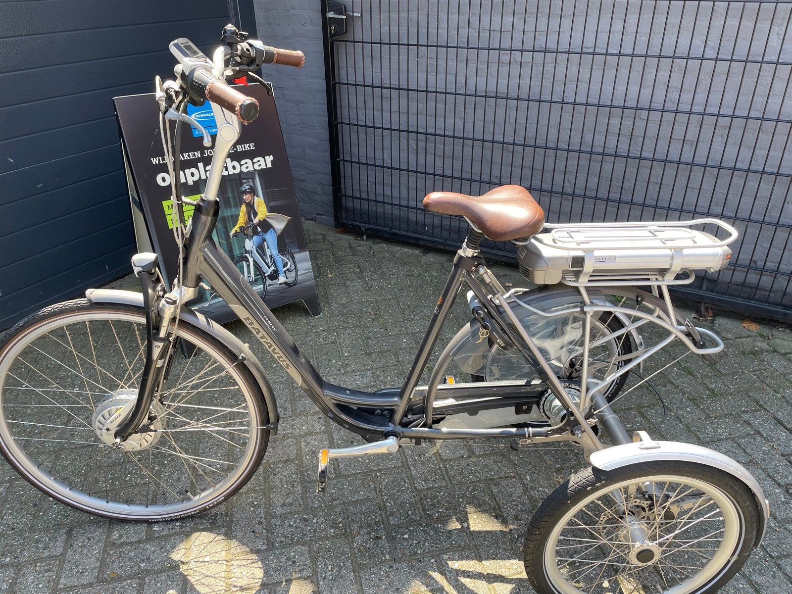 Batavus Monaco E-go elektrische driewieler, Fietsen en Brommers, Elektrische fietsen, Ophalen, Gebruikt, Batavus, Minder dan 47 cm