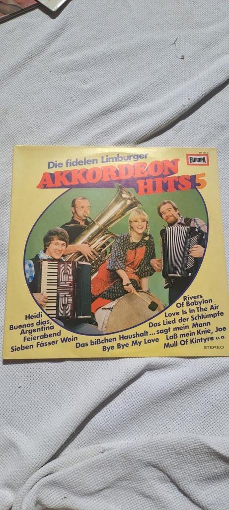 Die fidelen Limburger - Akkordeon Hits 5 LP (1979), Ophalen of Verzenden, 1970 - 1979, Gebruikt, 12 inch