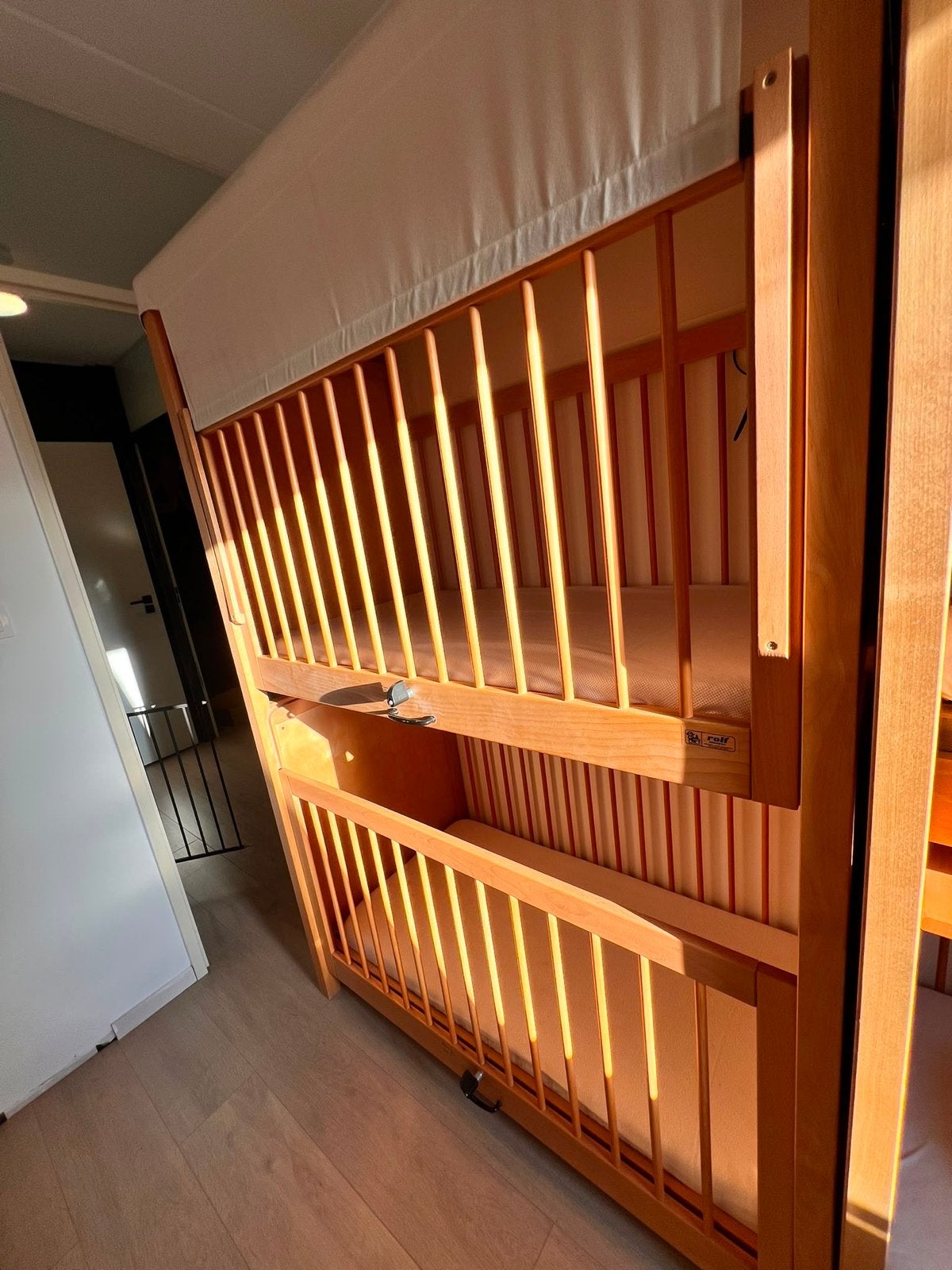 Rolf Duobed met Aerosleep matrassen, Ophalen, 90 cm, Eenpersoons, 160 tot 180 cm