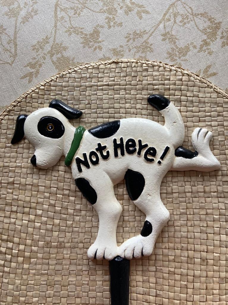Not here! Bordje, Tuin en Terras, Ophalen of Verzenden, Nieuw