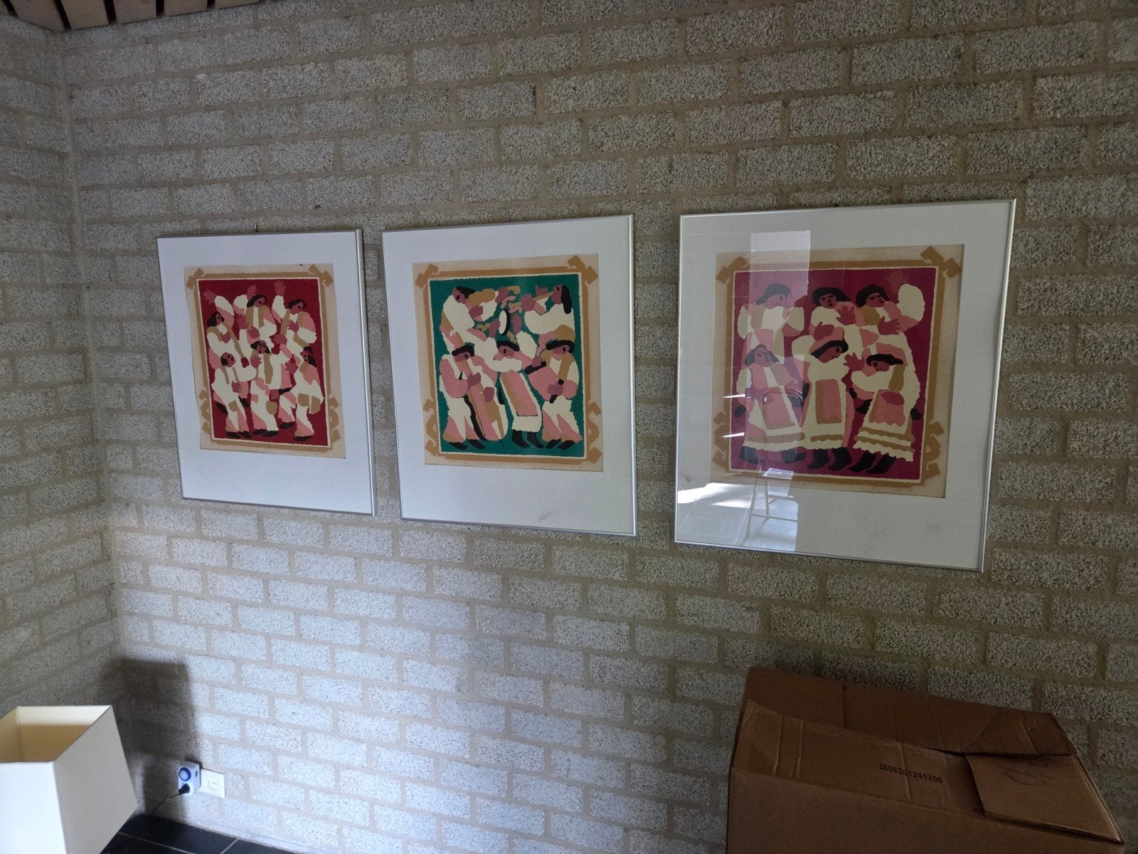 3-luik Poolse litho 1/15 - Tegen elk aannemelijk bod, Antiek en Kunst, Ophalen of Verzenden