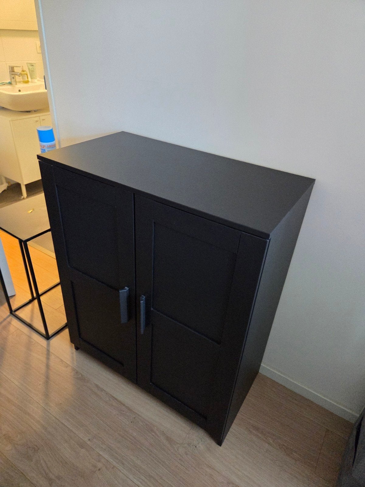 Ikea Brimnes kast zwart, Ophalen, Gebruikt