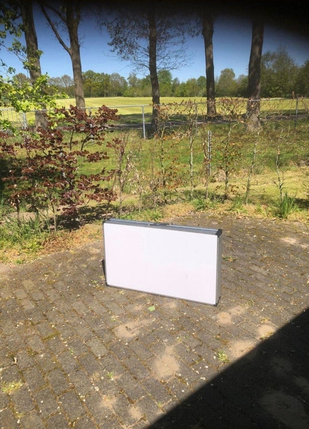 Opvouwbare Behangtafel / Feest- en Campingtafel 300x60x70, Ophalen, Gebruikt, Aluminium, Inklapbaar
