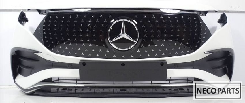 MERCEDES EQB X243 VOORBUMPER BUMPER COMPLEET ORIGINEEL!!!, Gebruikt, -, Voor, Ophalen of Verzenden