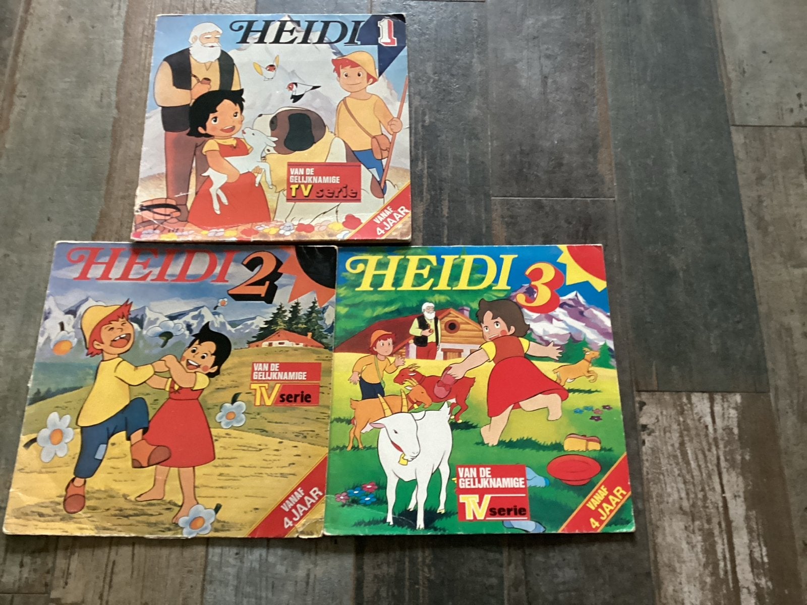 Heidi Hoorspel - Deel 1, 2 en 3 (naar de tv-serie), Ophalen, LP, Gebruikt, Verhaal of Sprookje