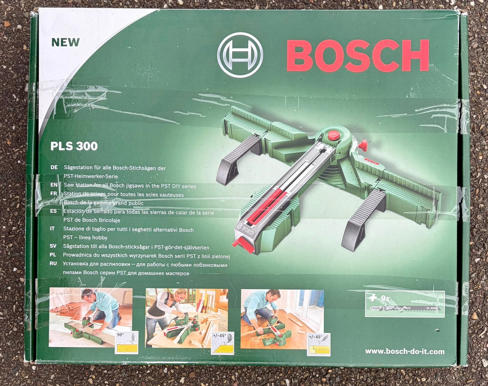 Bosch PLS 300 zaagstation - Nieuw in doos, Doe-het-zelf en Verbouw, Overige typen, Nieuw, Ophalen of Verzenden, 30 tot 70 mm