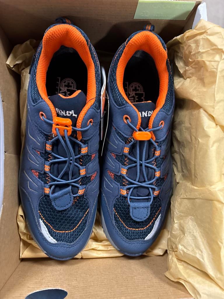 MEINDL alon junior GTX maat 34, Ophalen, Nieuw, Blauw, Wandelschoenen