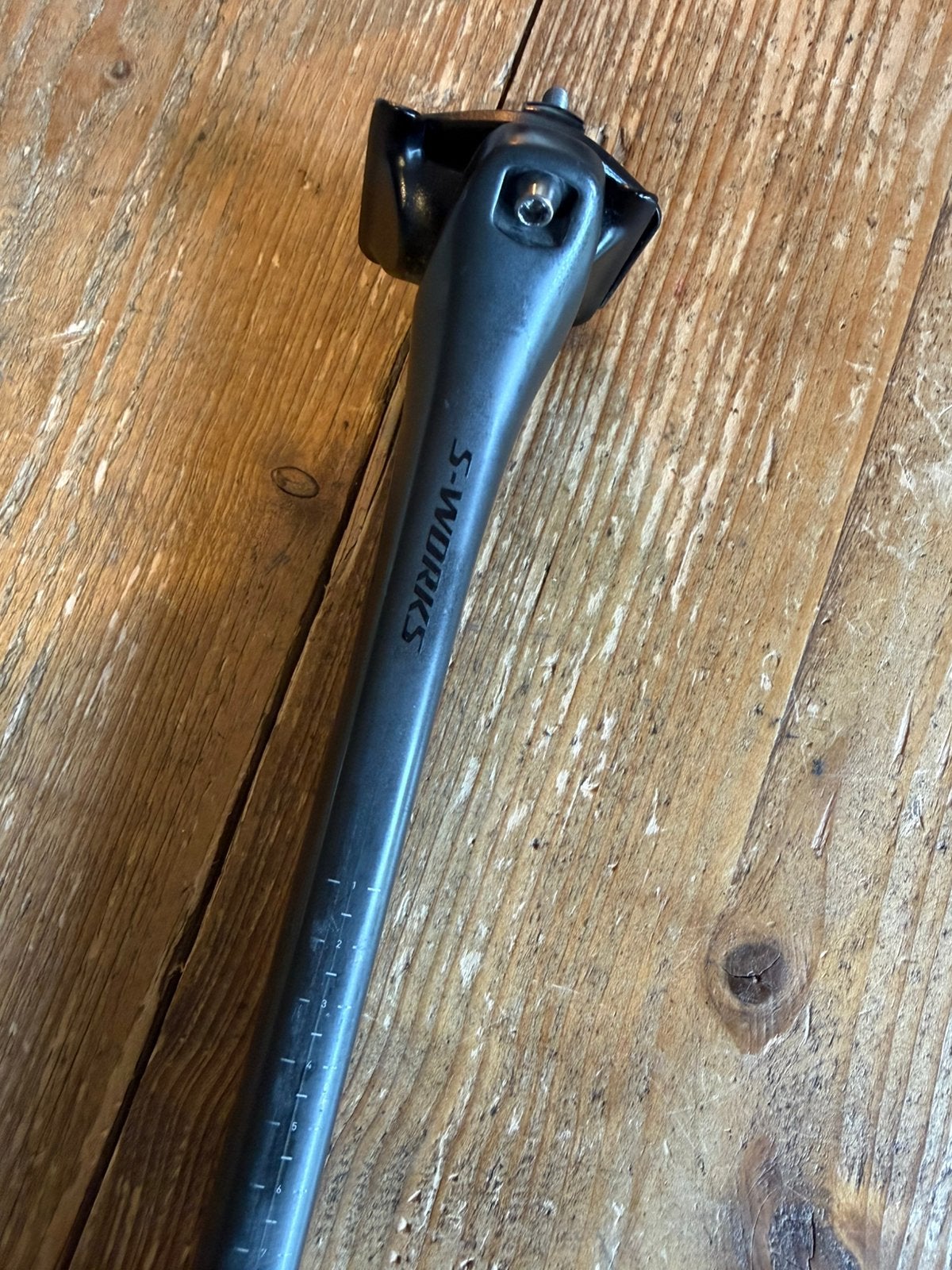 Specialized S-Works Tarmac SL8 zadelpen 300mm | 15mm setback, Ophalen of Verzenden, Zo goed als nieuw, Frame