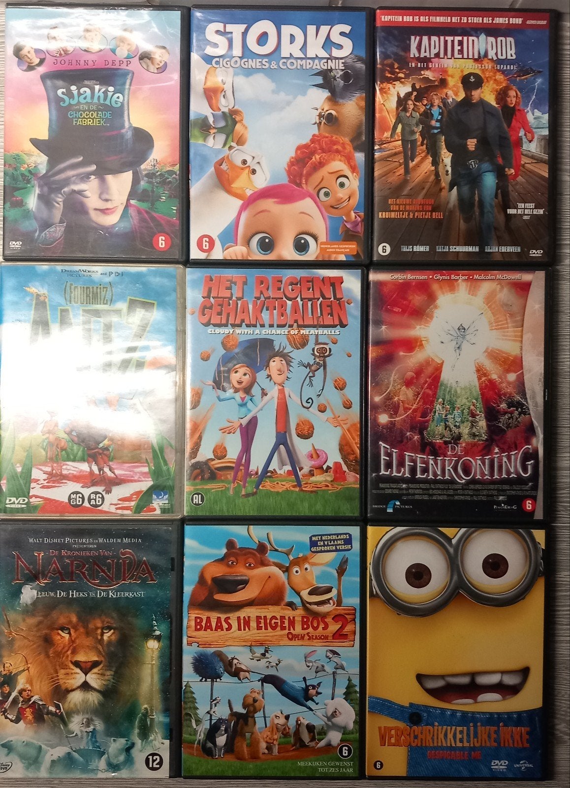 Diverse kinder DVD's: films voor het hele gezin, Gebruikt, Animatie, Alle leeftijden, Ophalen of Verzenden