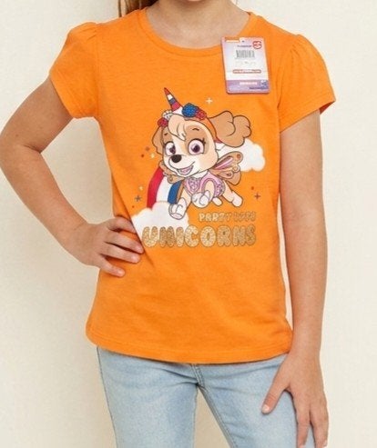 Oranje paw patrol shirt 140/146, Kinderen en Baby's, Ophalen of Verzenden, Nieuw