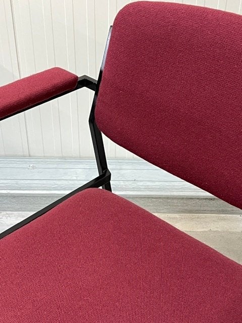 Gijs van der Sluis fauteuil vintage armstoel jaren 70 paars, Ophalen, Gebruikt, ., Minder dan 75 cm