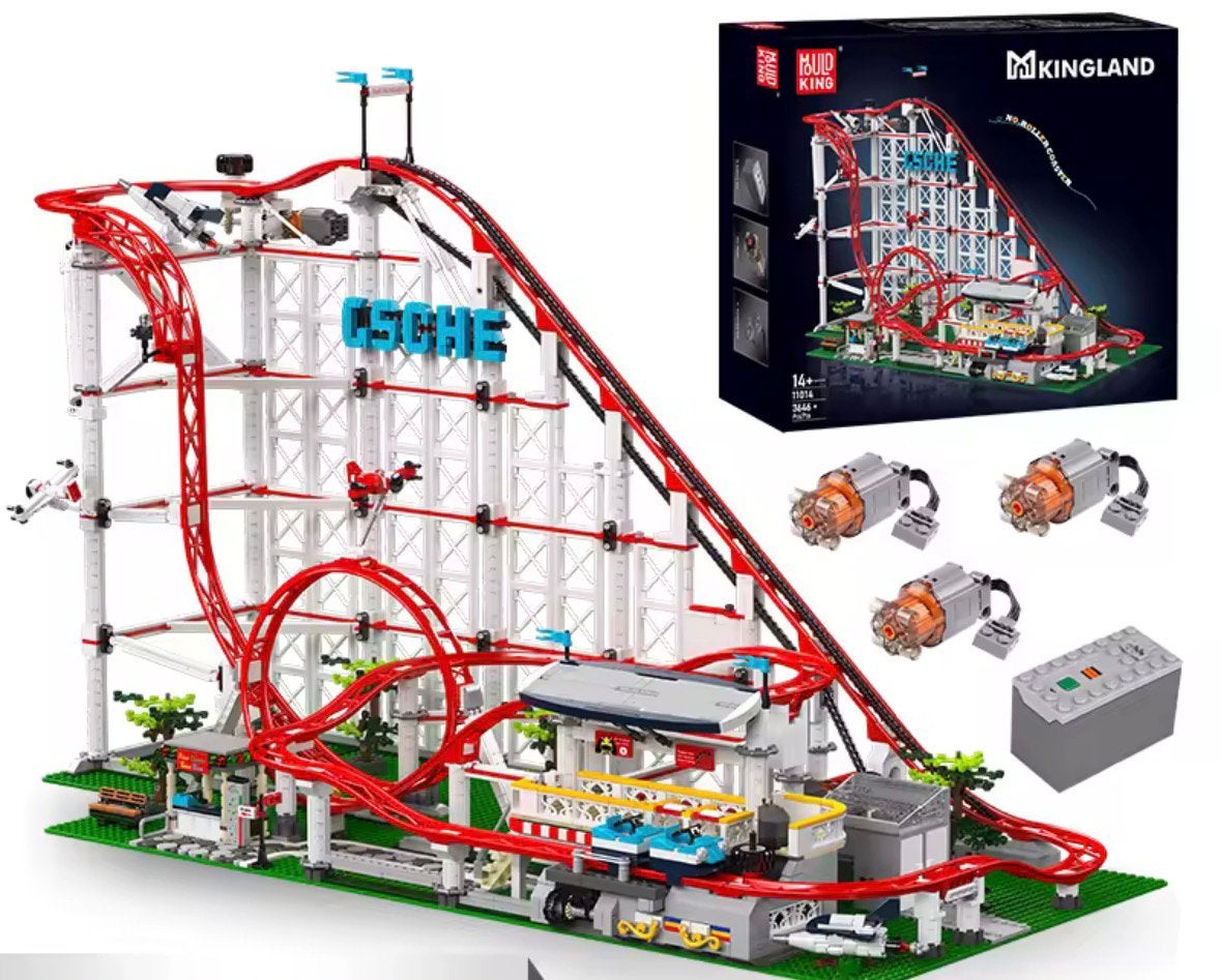 Mould king 11014 lego achtbaan, Ophalen, Zo goed als nieuw