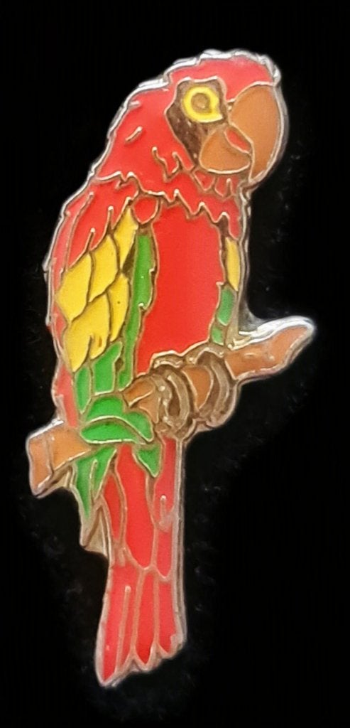 Papagaai pin- veelkleurig, Verzenden, Nieuw, Dier of Natuur, Speldje of Pin