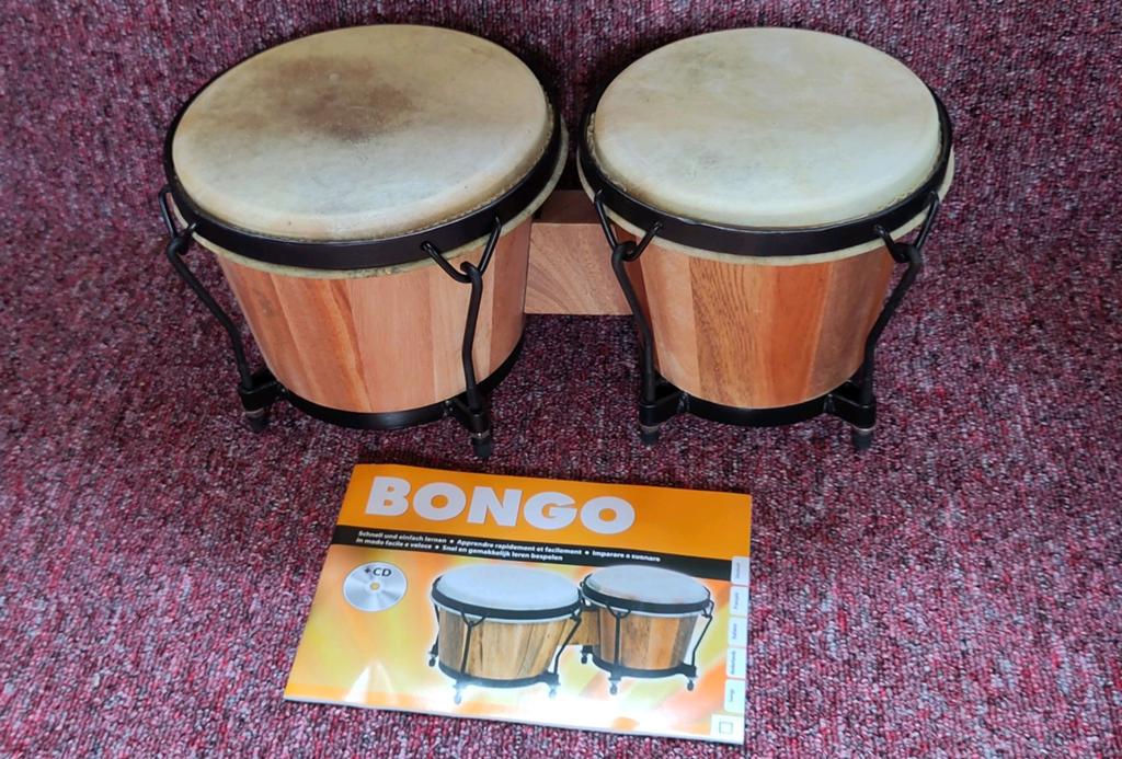 Bongo set met cd, Ophalen of Verzenden