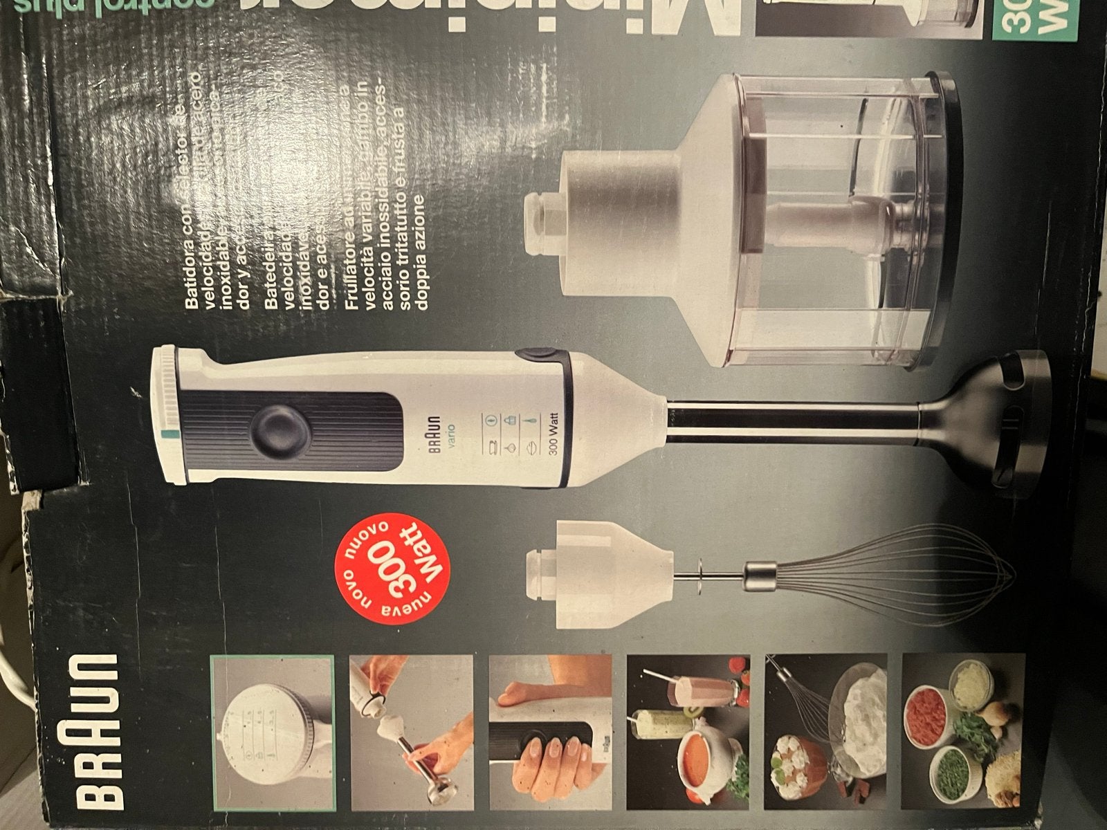 Braun Staafmixer 300 Watt - Zo goed als nieuw, compleet, Ophalen of Verzenden, Zo goed als nieuw