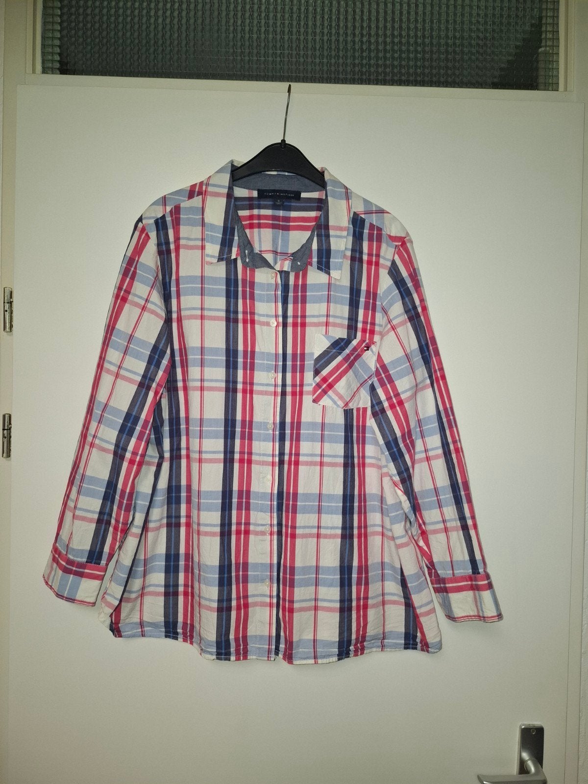 Tommy Hilfiger katoenen damesblouse maat xl., Kleding | Dames, Blouses en Tunieken, Meerkleurig, Maat 46/48 (XL) of groter, Ophalen of Verzenden