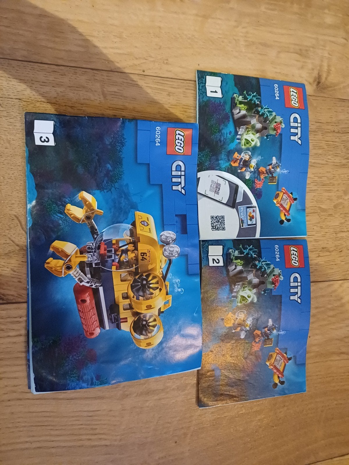 Lego City 60264 Onderwater onderzoeksschip (mist 1 poppetje), Lego, Ophalen of Verzenden, Complete set, Inclusief instructies