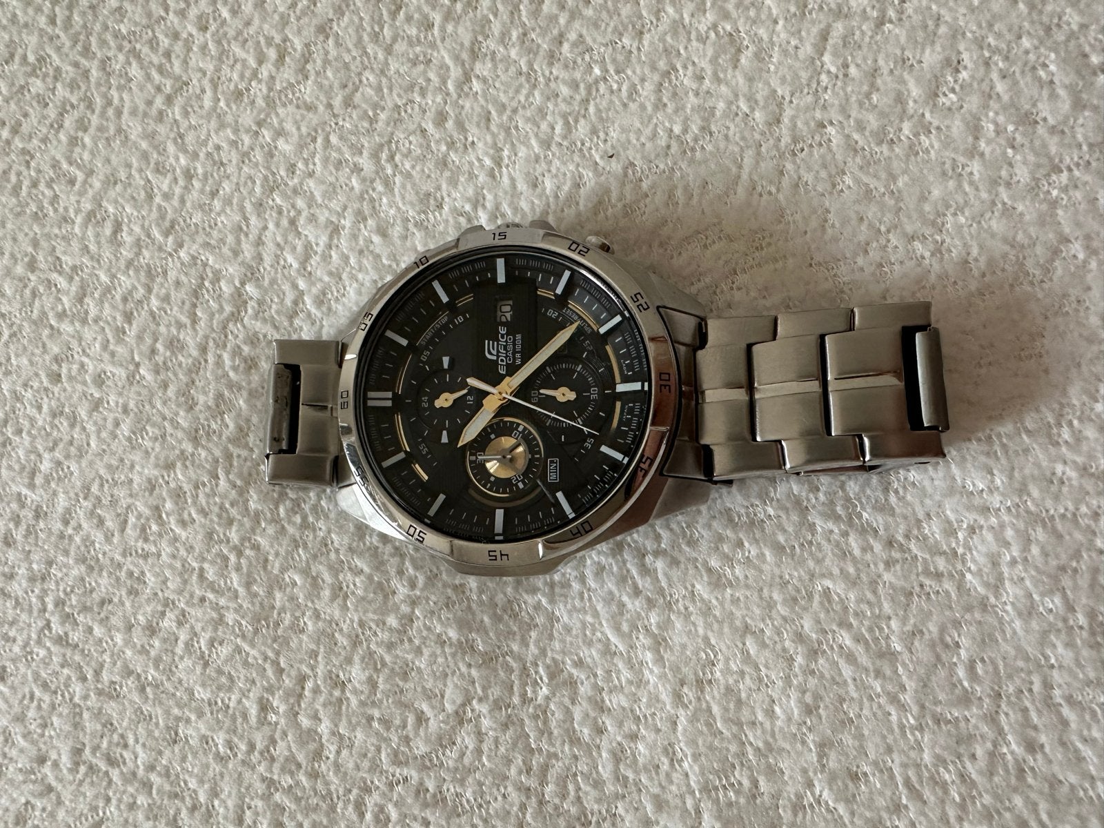 Casio Edifice EFR-556D-1AVUEF Herenhorloge, Casio, Staal, Polshorloge, Ophalen of Verzenden