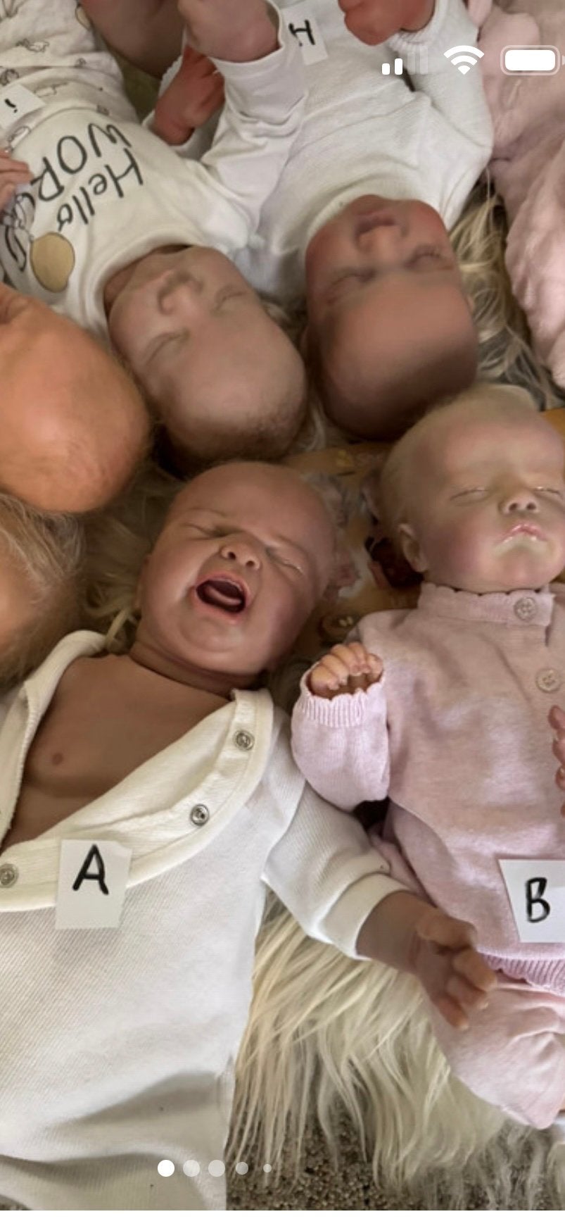 Reborn huilerd, Verzamelen, Poppen, Ophalen of Verzenden, Nieuw, Babypop, Levensecht of Reborn