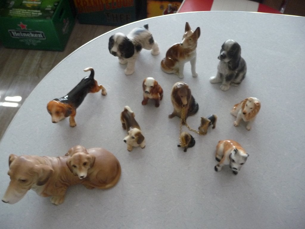 partijtje beeldjes honden, Ophalen of Verzenden, Zo goed als nieuw, Hond of Kat, Overige typen