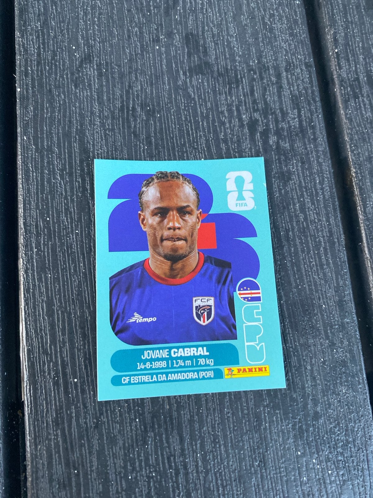 Panini FIFA Spelerskaart Jovane Cabral, Ophalen of Verzenden, Zo goed als nieuw, Buitenlandse clubs, Spelerskaart