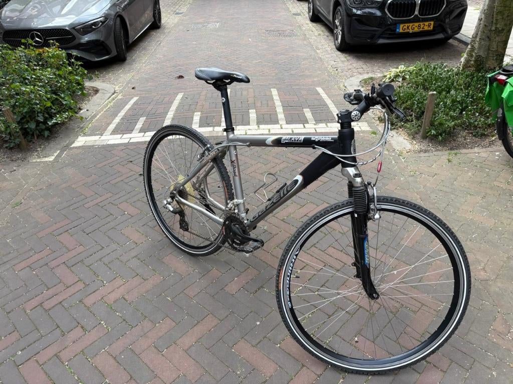 Gazelle X-Road AluLite damesfiets, framemaat 46, 24 versnell, Fietsen en Brommers, Fietsen | Dames | Damesfietsen, Gebruikt, Velgrem