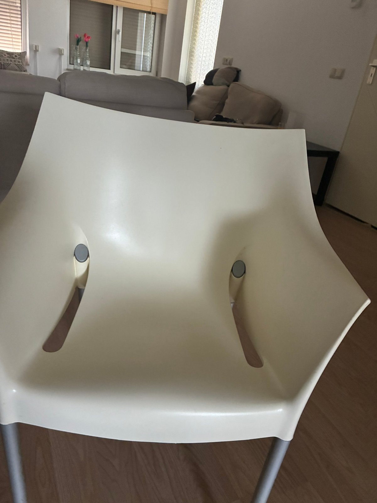 Philippe starck stoel dr No 2 stuks, Ophalen, Kunststof, Twee, Wit