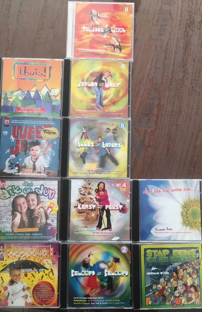 11 christelijke kindercd’s voor 10 euro, Cd's en Dvd's, Cd's | Kinderen en Jeugd, Ophalen of Verzenden, Zo goed als nieuw